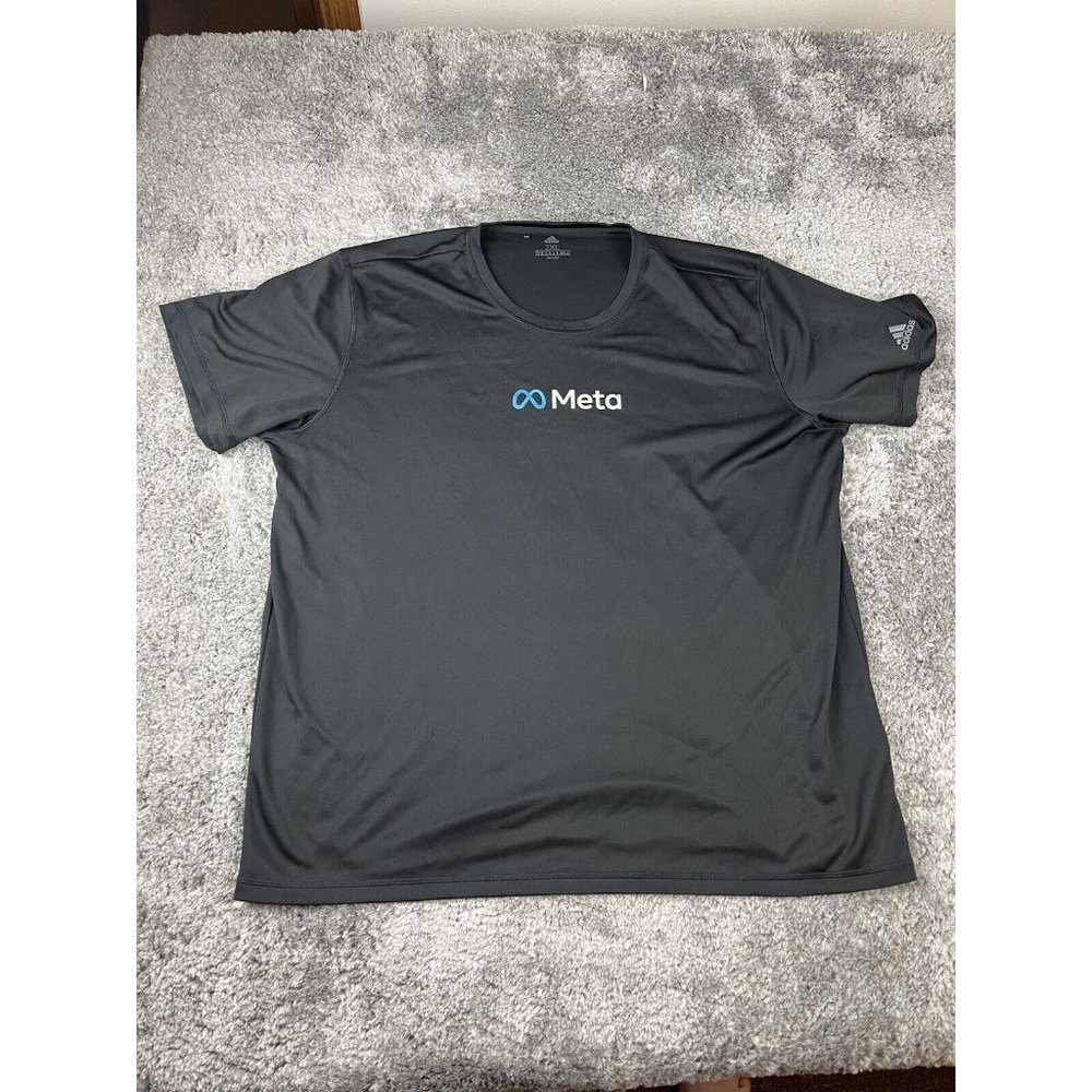 Meta promo shirt golf polo adidas 2xl rare golf shirt